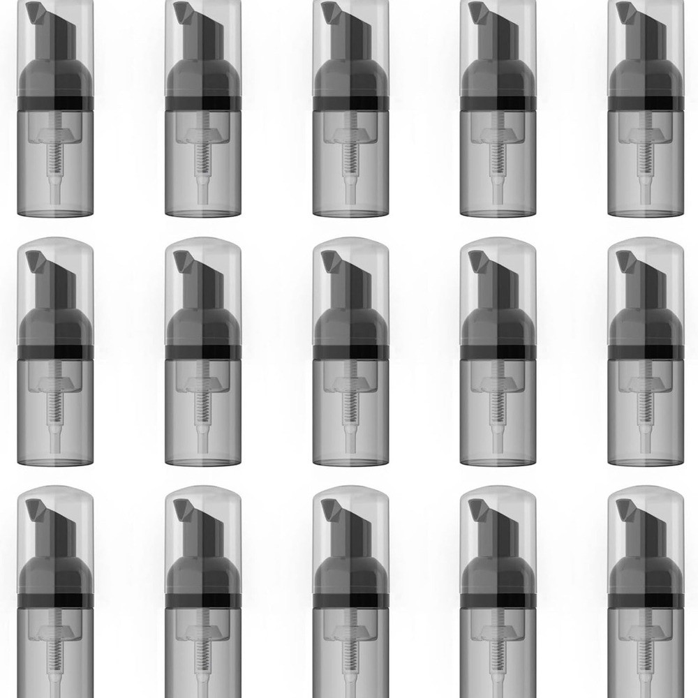 New 15 Pack Black‎ Foam Soap Dispenser Bottles Empty 1 oz Travel Refillable